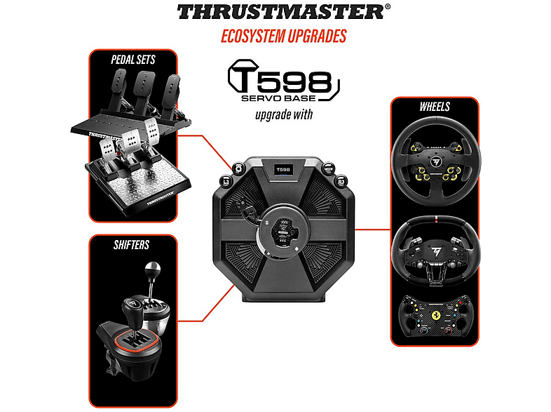Base para volante gaming | T598 - transmisión directa - PS5, PS4