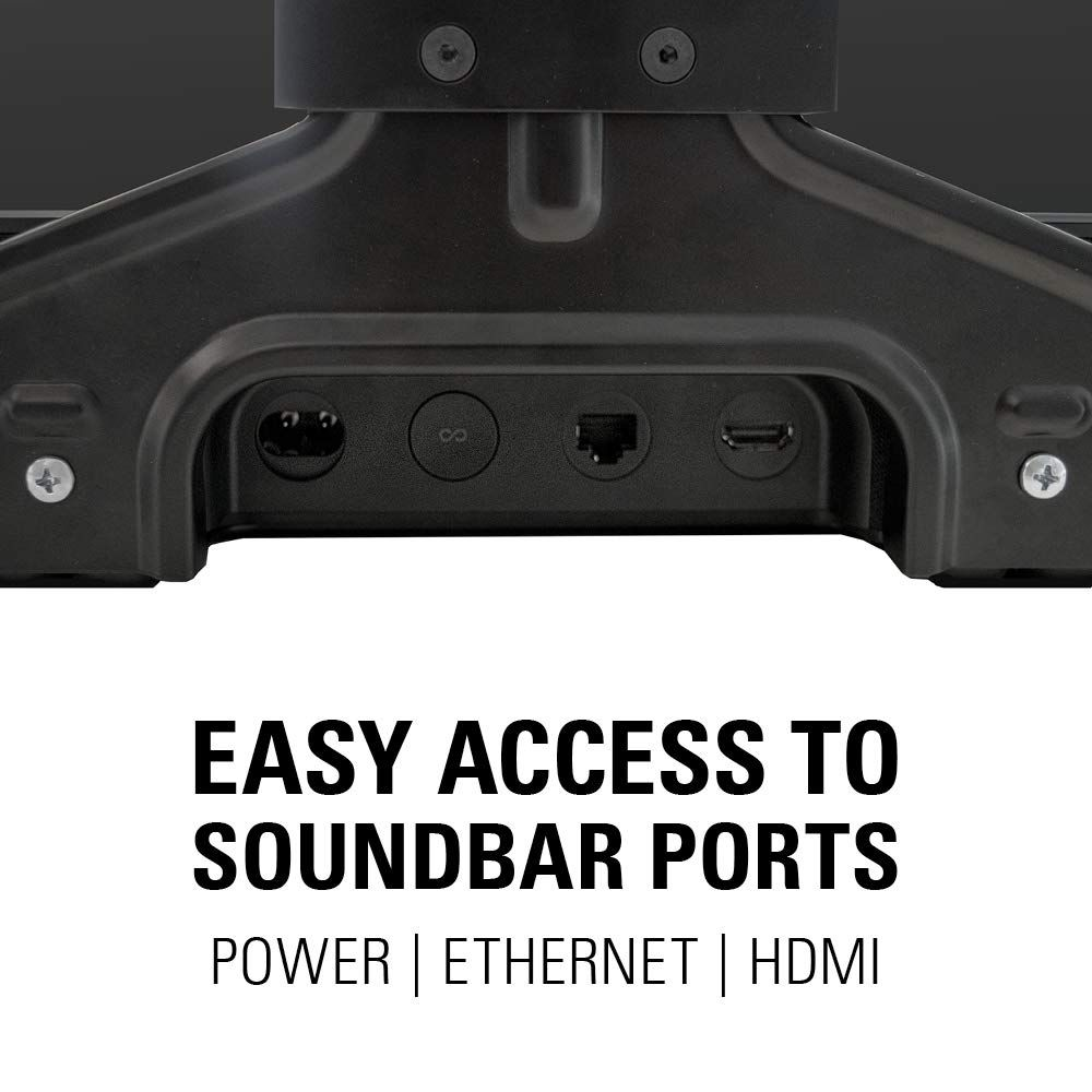 Black device back panel with power, ethernet, and HDMI ports labeled.
