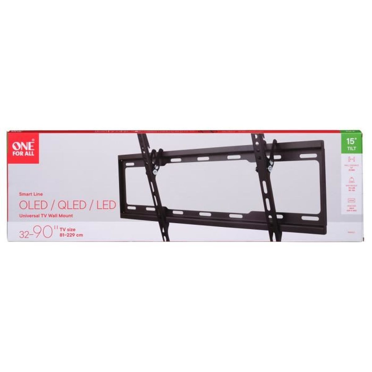 One For All Smart Line TV-Wandhalterung für OLED/QLED/LED, 32-90 Zoll.