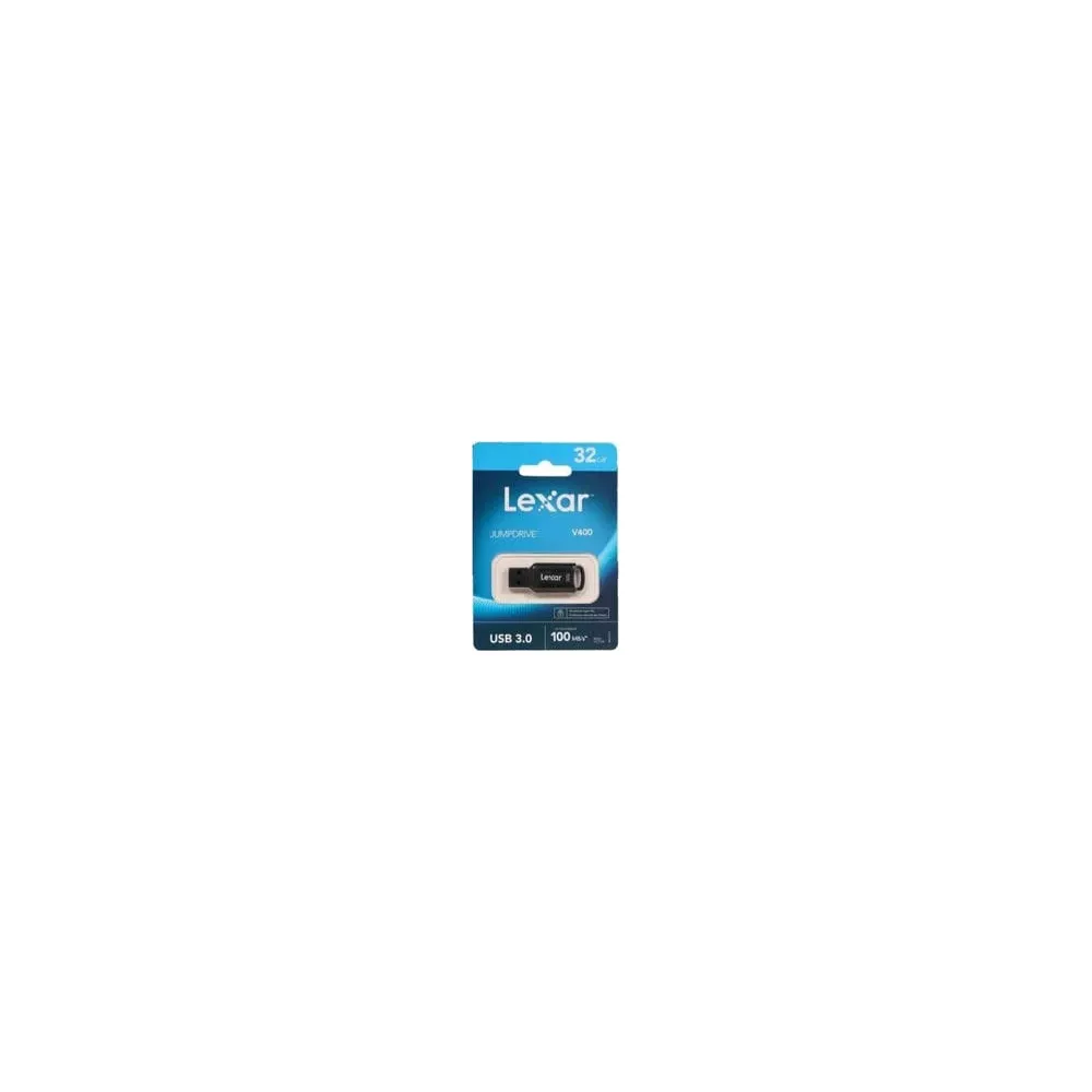 Clé USB Lexar JumpDrive V400 32Go USB 3.0 sous emballage blister.