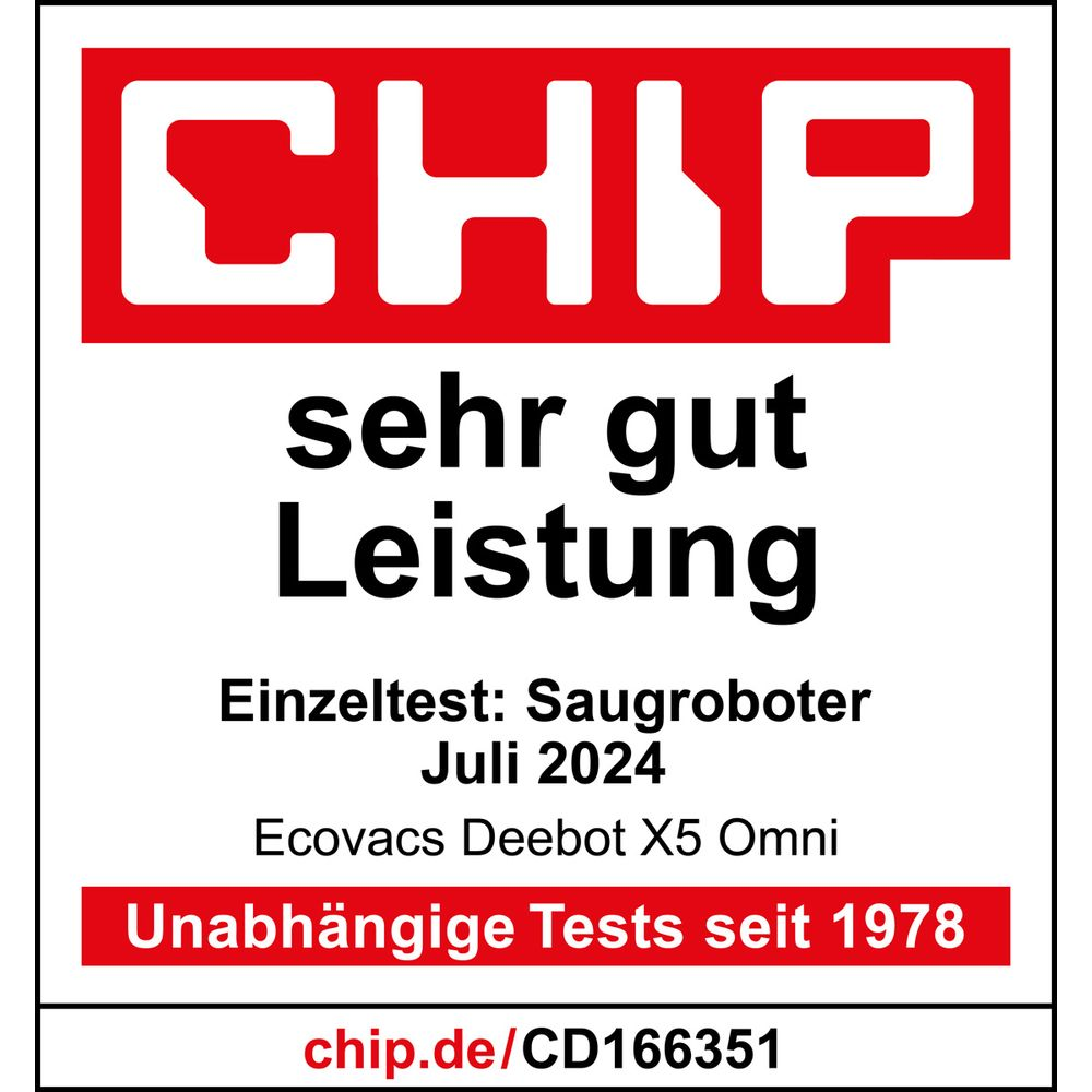 Nagroda magazynu CHIP: Bardzo dobra wydajność. Test odkurzacza-robota lipiec 2024.