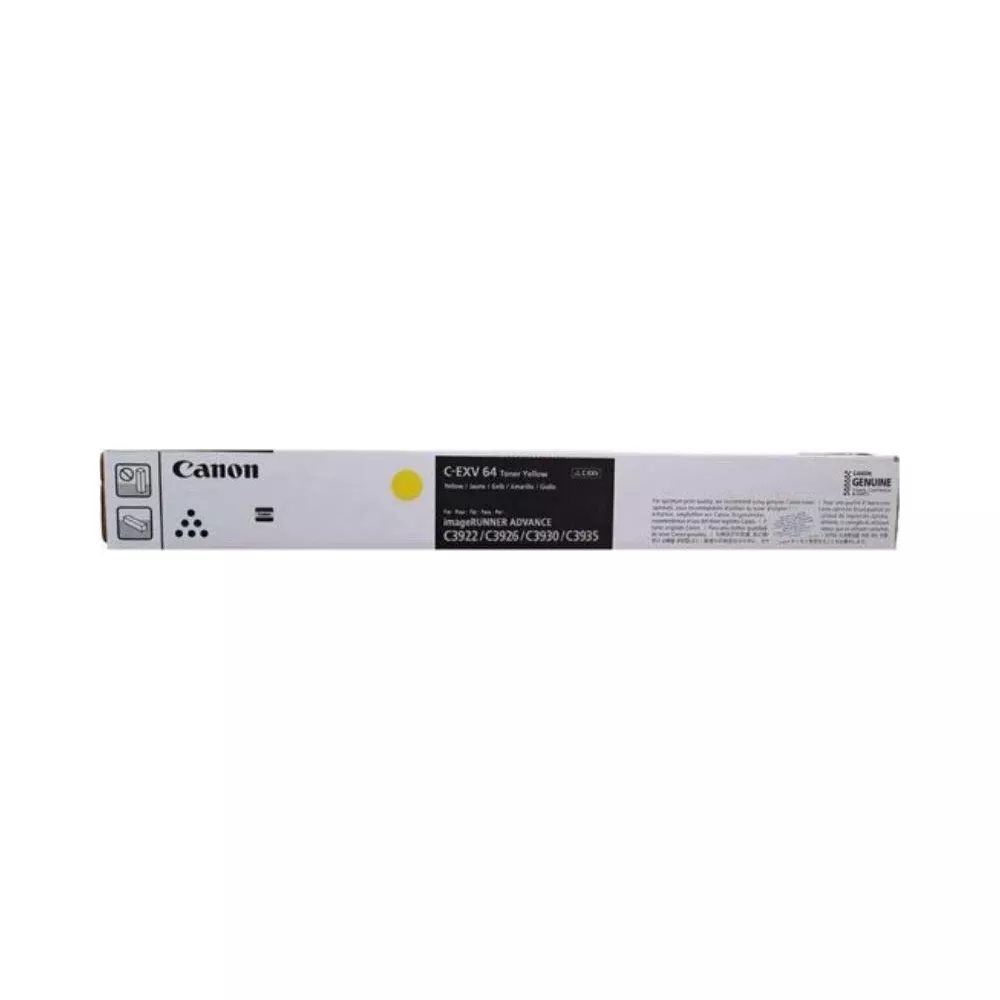 Toner Canon C-EXV 64 Żółty do ImageRUNNER ADVANCE C3922/C3926/C3930/C3935.
