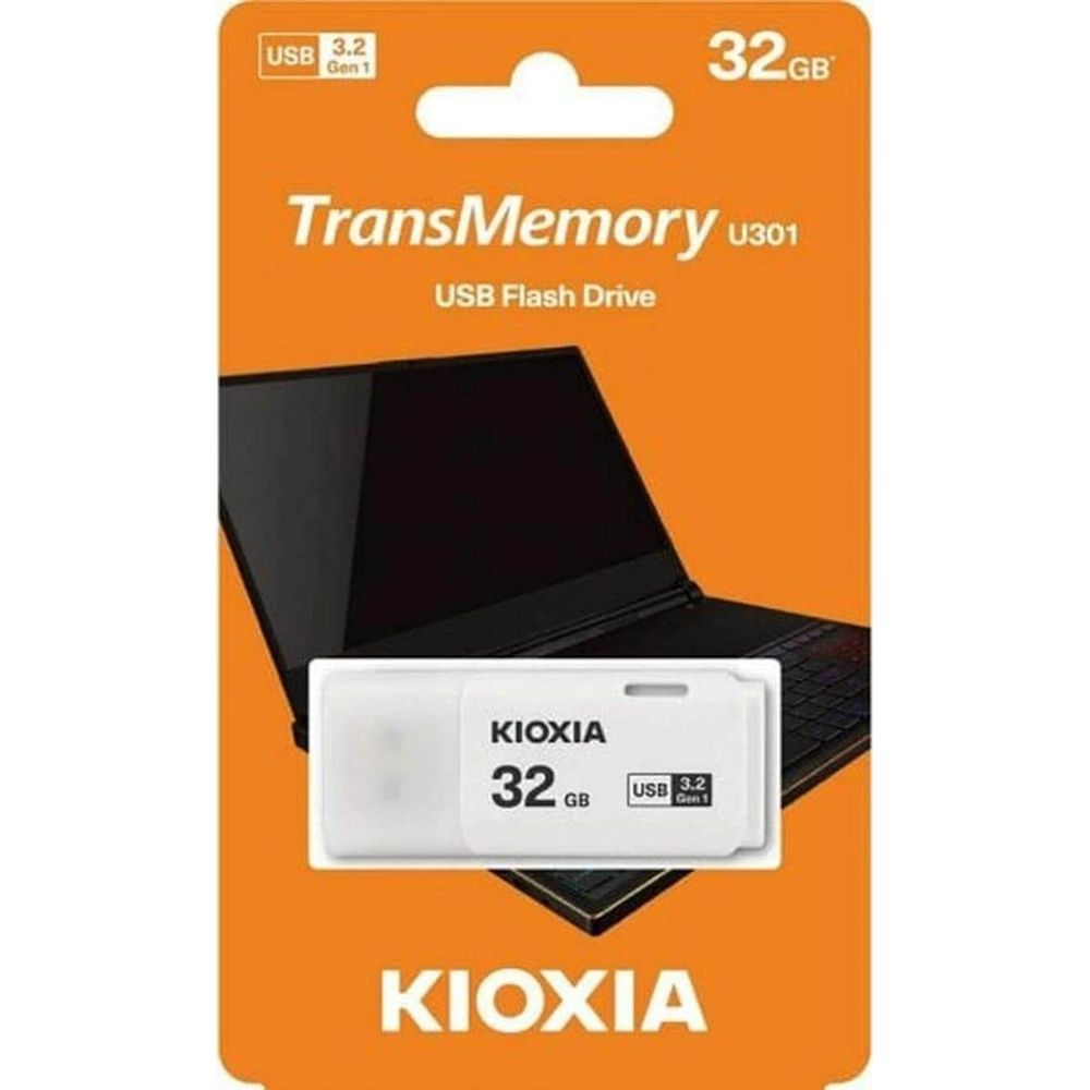 Opakowanie pendrive'a Kioxia TransMemory U301 32 GB.