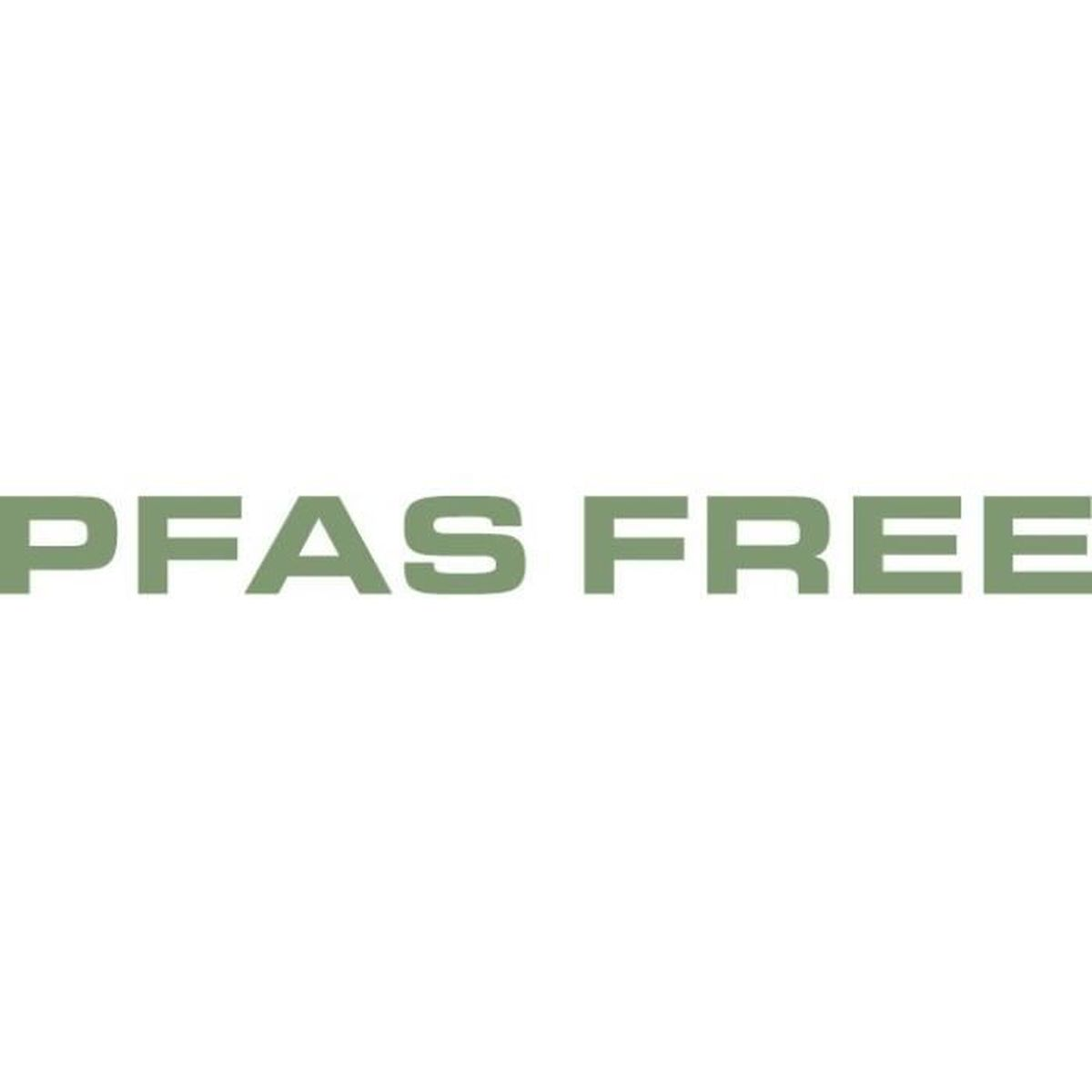 PFAS FREI in grüner Schrift auf weißem Hintergrund.