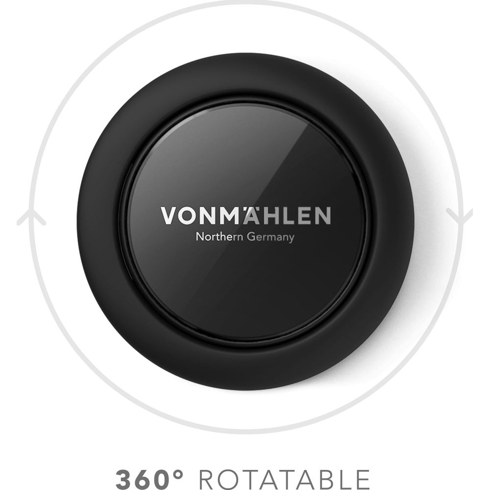 Schwarzer, runder VonMählen-Ständer mit 360° Drehung. Norddeutschland.