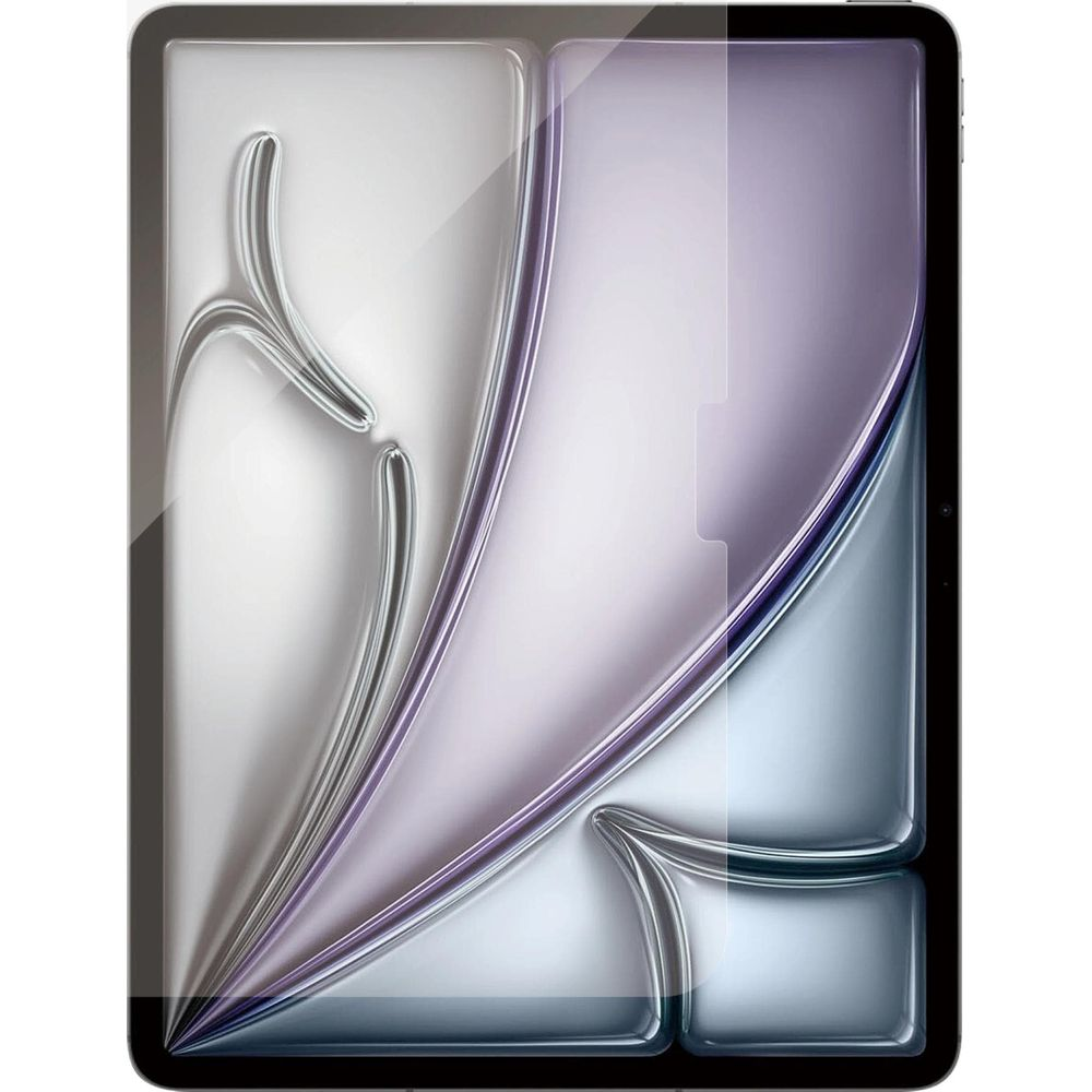 Design abstrait et réfléchissant sur un écran de tablette.