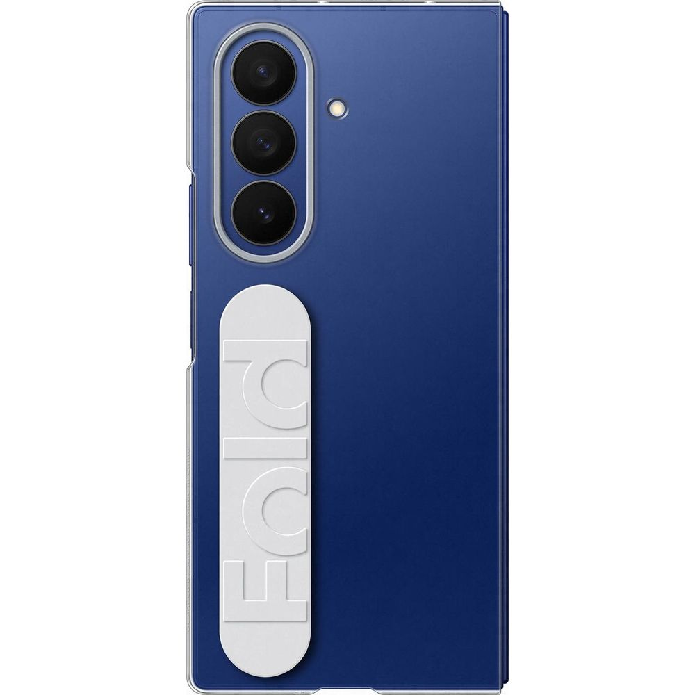 Funda azul para teléfono con cámaras y 