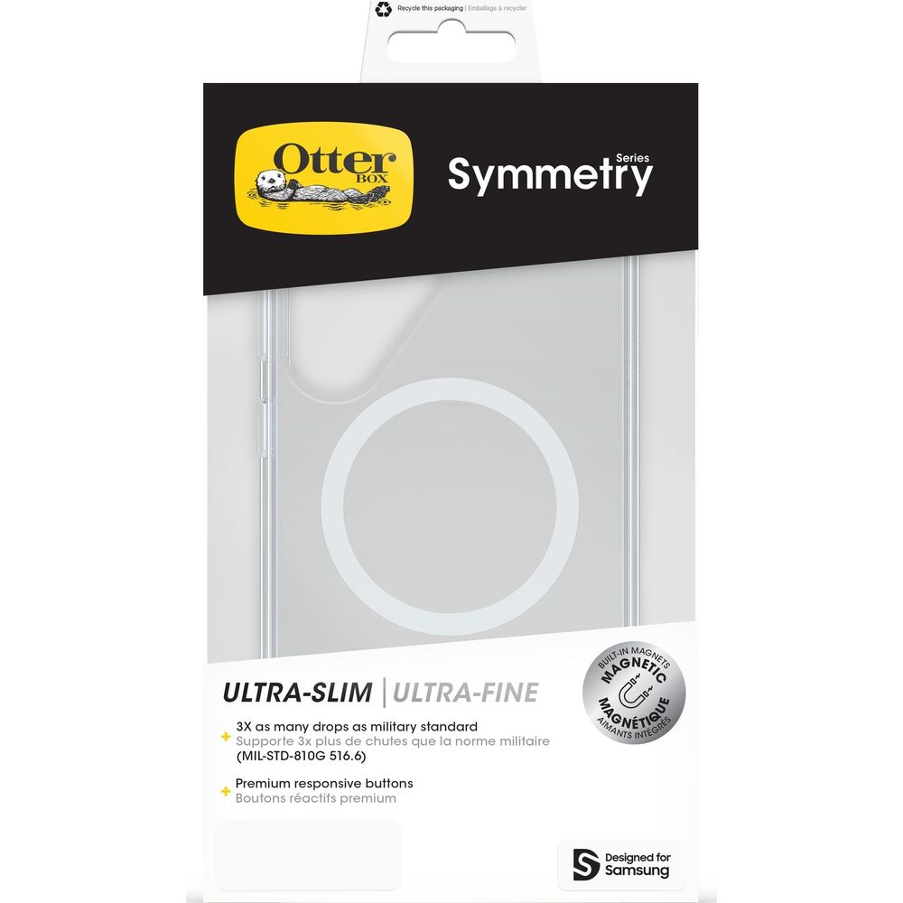 OtterBox Symmetry hoesje voor Samsung, ultradun, magnetisch.