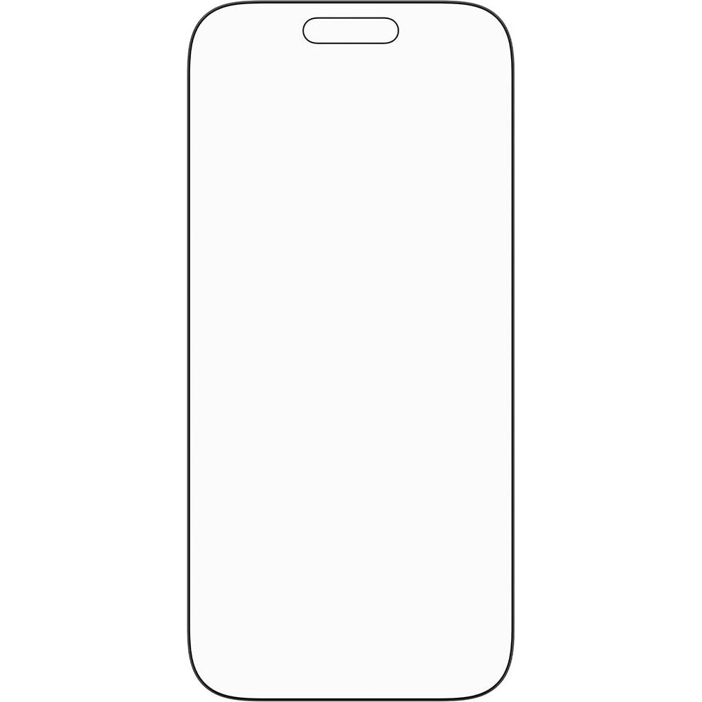 Hoparlör ve kamera için üstte kesik bulunan bir akıllı telefonun ana hattı.