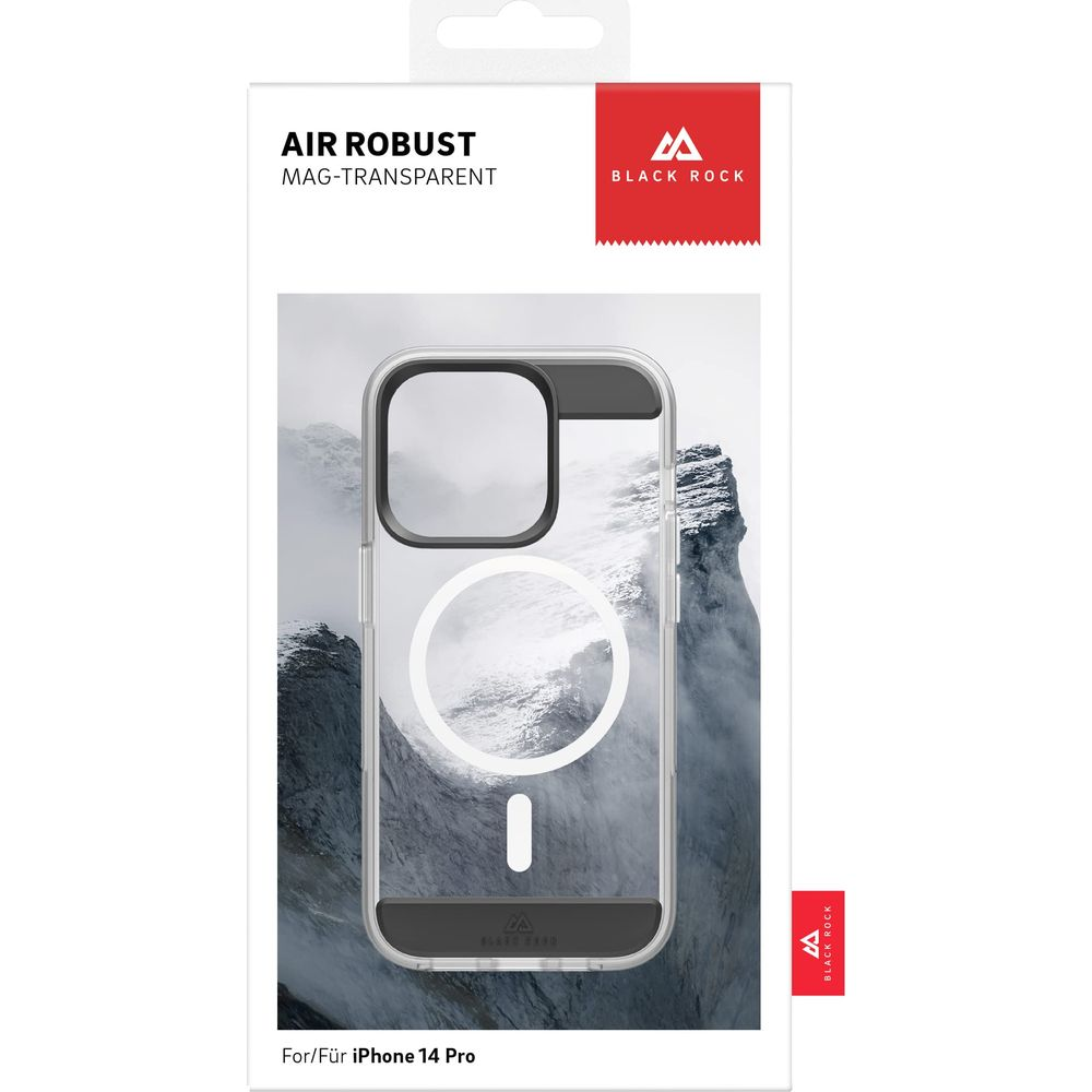 Coque iPhone 14 Pro transparente avec MagSafe, Air Robust.