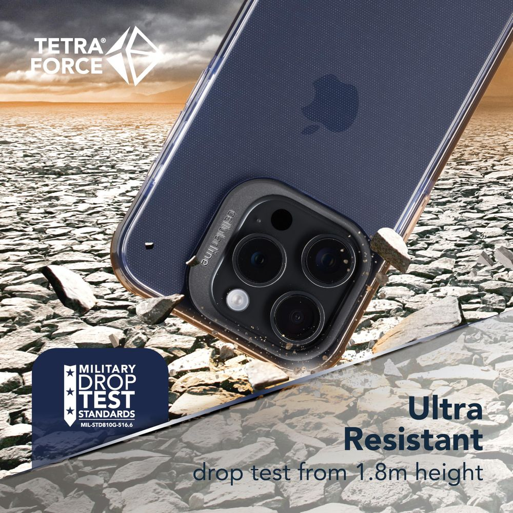 iPhone con custodia cade su rocce, test di caduta militare.