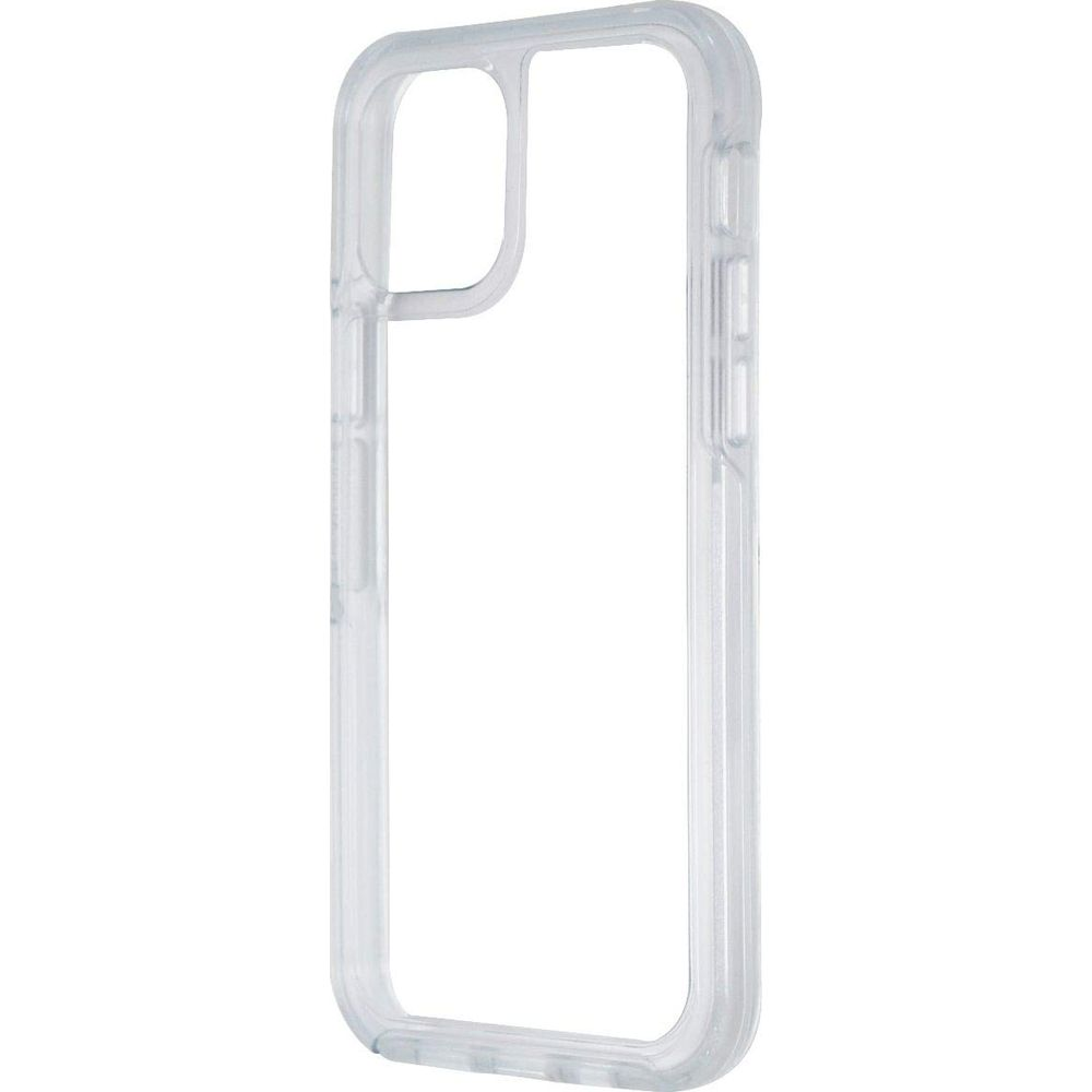 Coque de téléphone transparente montrant la découpe de l'appareil photo.