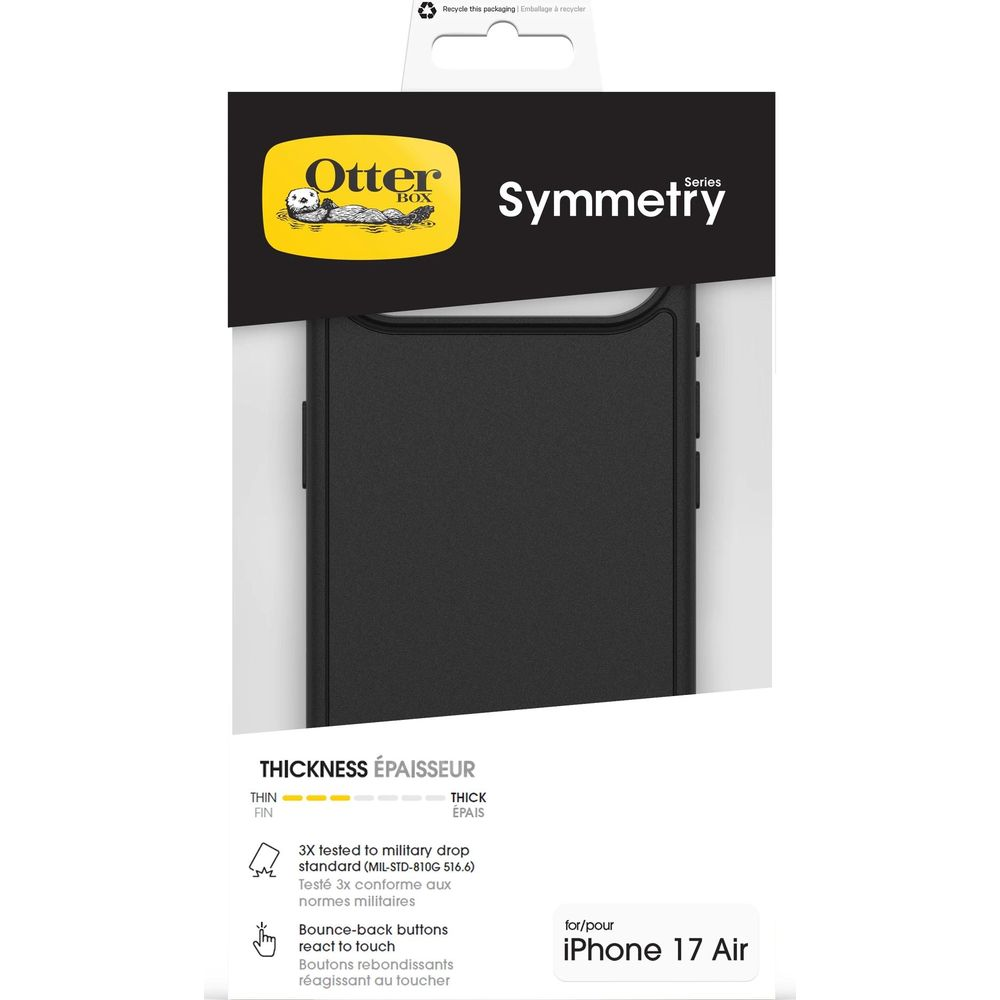 Coque OtterBox Symmetry pour iPhone 17 Air, testée militairement.