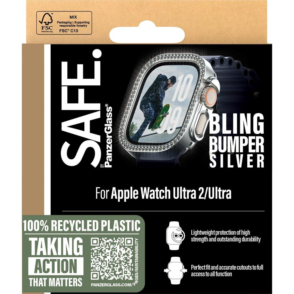 SAFE by PanzerGlass packaging for Apple Watch Ultra 2/Ultra.
