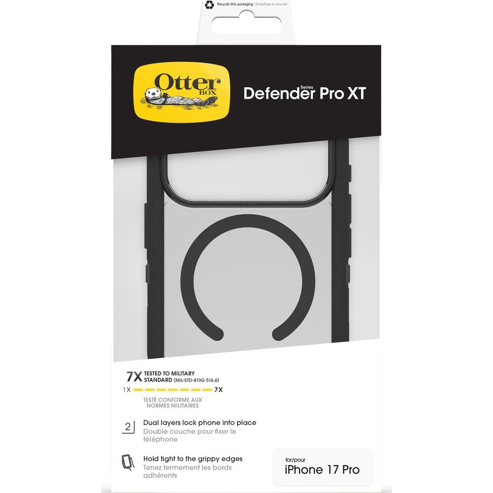 Coque OtterBox Defender Pro XT pour iPhone 17 Pro, testée normes militaires.