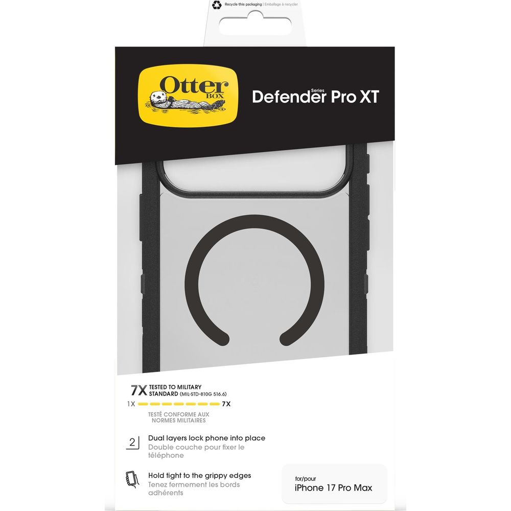 OtterBox Defender Pro XT hoesje voor iPhone 17 Pro Max, militair getest.