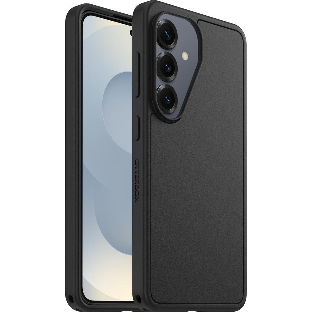 Zwarte Otterbox telefoonhoes met drie cameralenssen en Otterbox-logo.