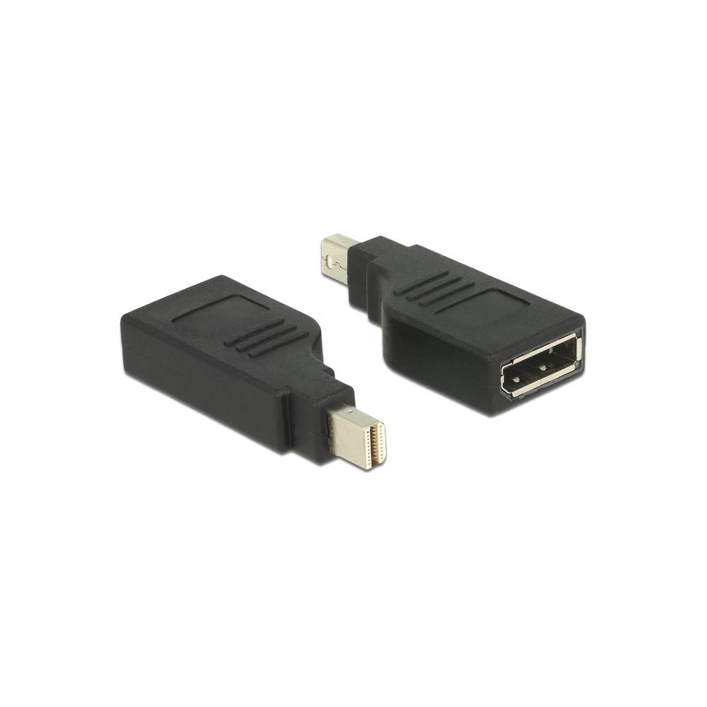 Twee zwarte kabeladapters op een witte achtergrond.