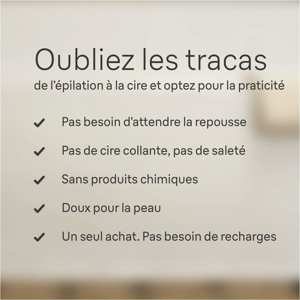 Zapomnij o wosku. Bez czekania, bez bałaganu.