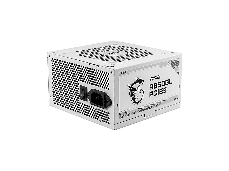 MSI MAG A850GL PCIE5 850W WHITE Netzteil 850 Watt 80 PLUS Gold