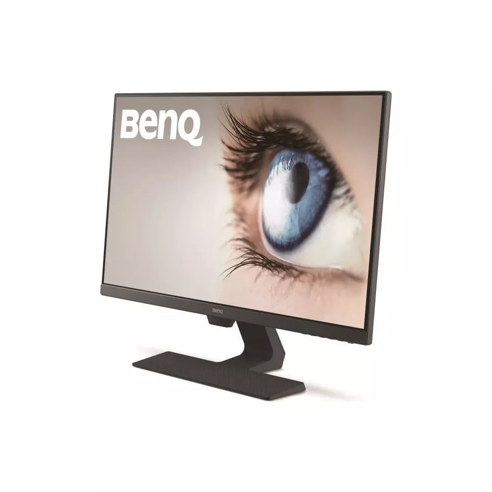 Ein BenQ-Monitor mit einem Auge auf dem Bildschirm.