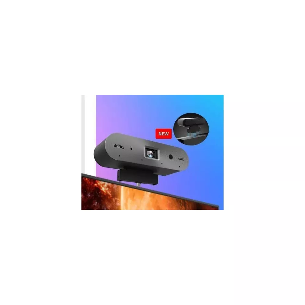 Graue 4K-Webcam mit 