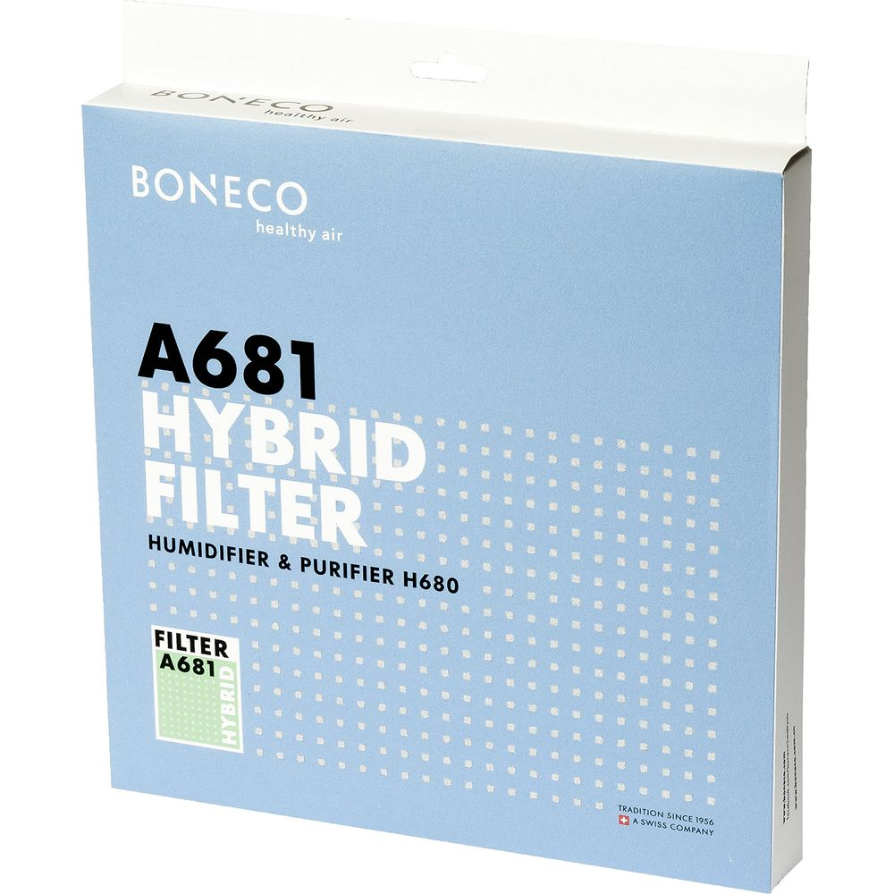 Verpackung des Boneco A681 Hybrid Filters für Luftbefeuchter und Reiniger.