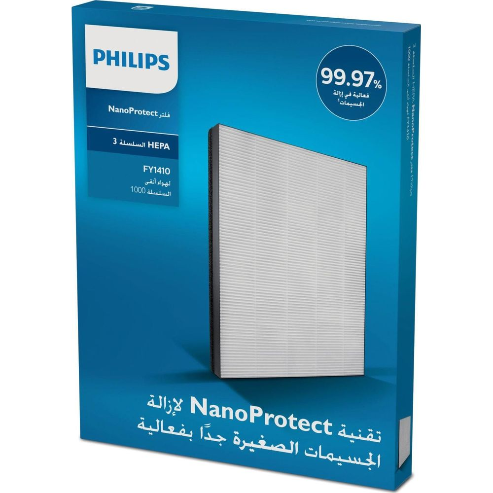 Philips HEPA-Filter FY1410 mit NanoProtect-Technologie, 99,97% Partikelentfernung.