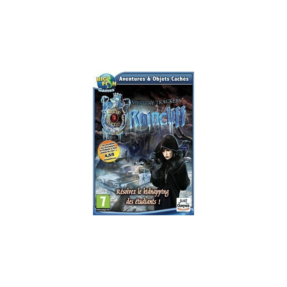 La copertina del gioco mostra una figura incappucciata nella nebbia e nella neve.