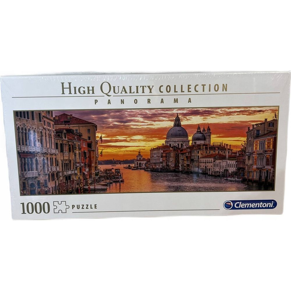 Boîte de puzzle Venise au coucher du soleil, 1000 pièces.