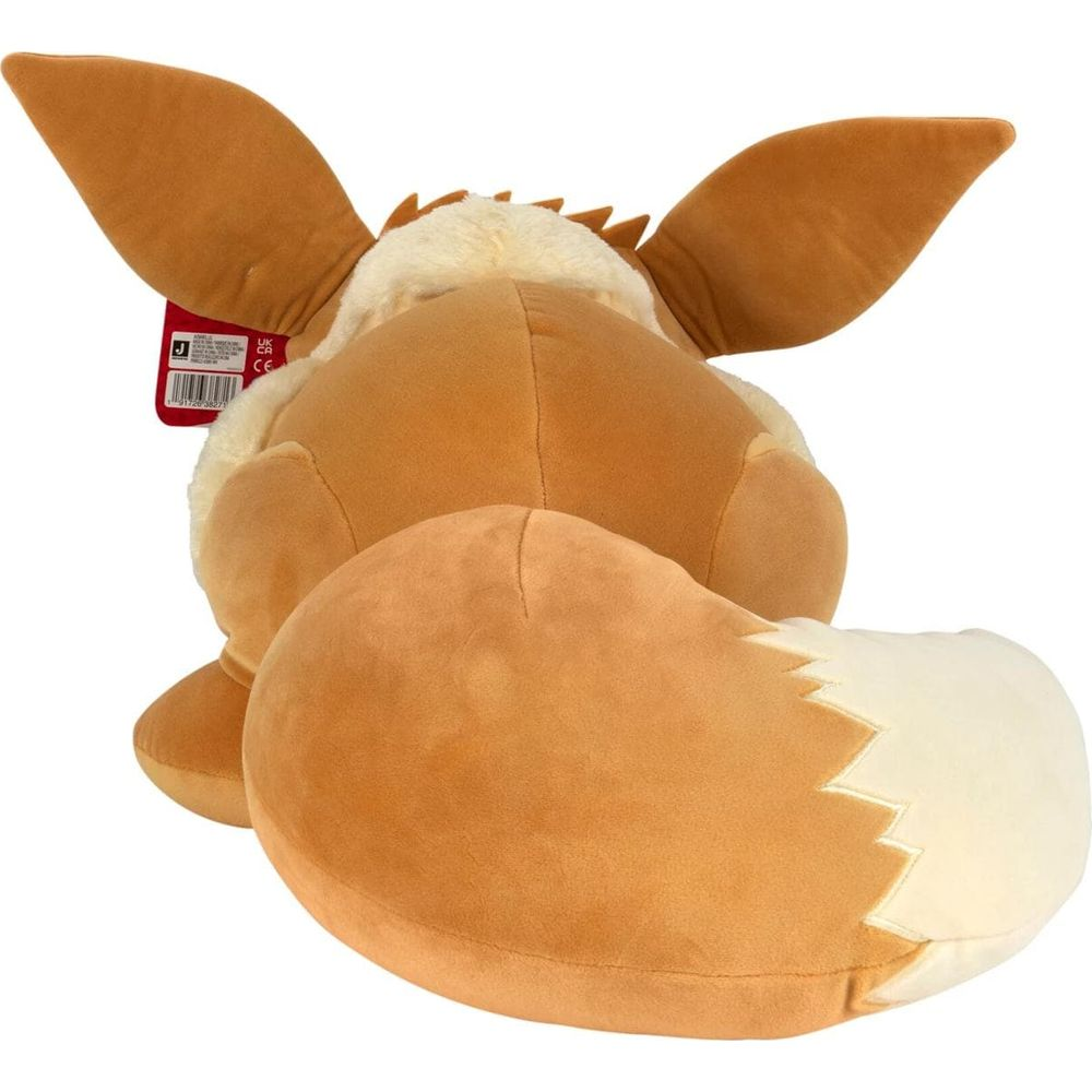 Ein brauner Plüschtier mit großen Ohren und einem buschigen Schwanz.