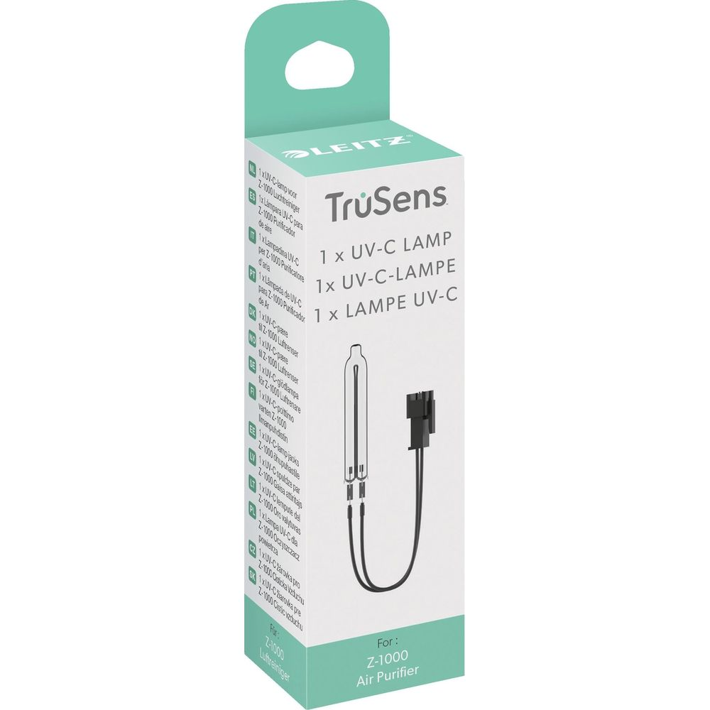 Verpackung einer Leitz TruSens UV-C-Lampe für den Z-1000 Luftreiniger.