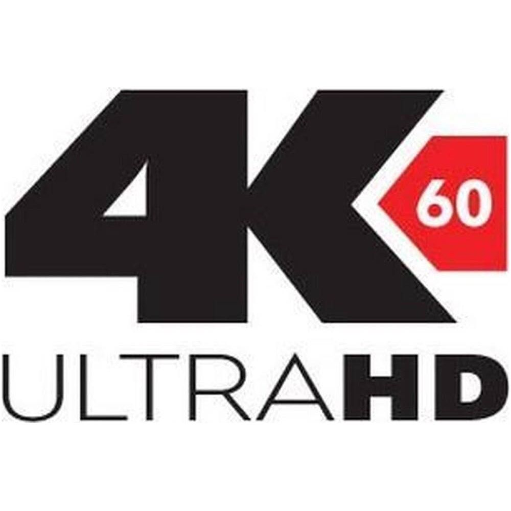 Logo z napisem '4KULTRAHD' i '60' w czerwonym polu.
