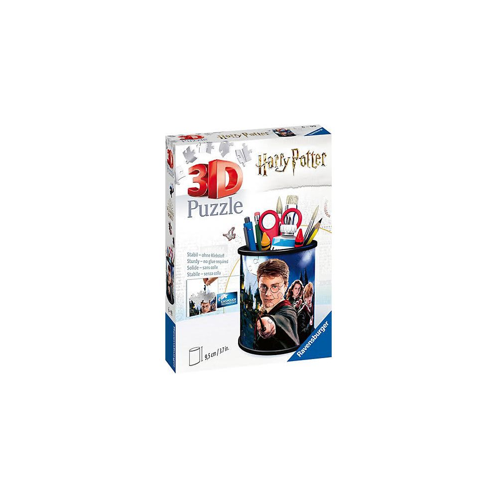 Puzzle 3D Harry Potter Ravensburger, przedstawiające Harry'ego Pottera i przyjaciół.