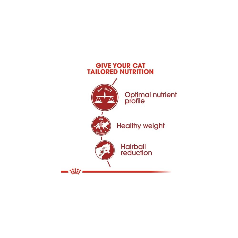 Nutrición felina a medida: Perfil nutricional óptimo, peso saludable, reducción de bolas de pelo.
