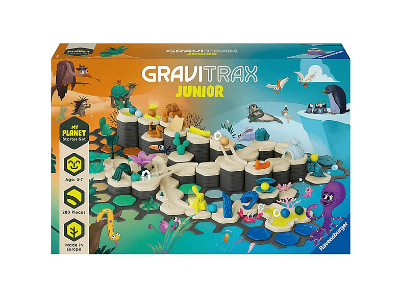 Ravensburger GraviTrax Junior Starterset L Jungle - Knikkerbaan Voor Kinderen Vanaf 3 Jaar