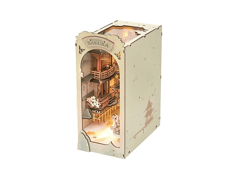ROLIFE TGB05 Falling Sakura Kitap Köşesi DIY Minyatür Maket Model