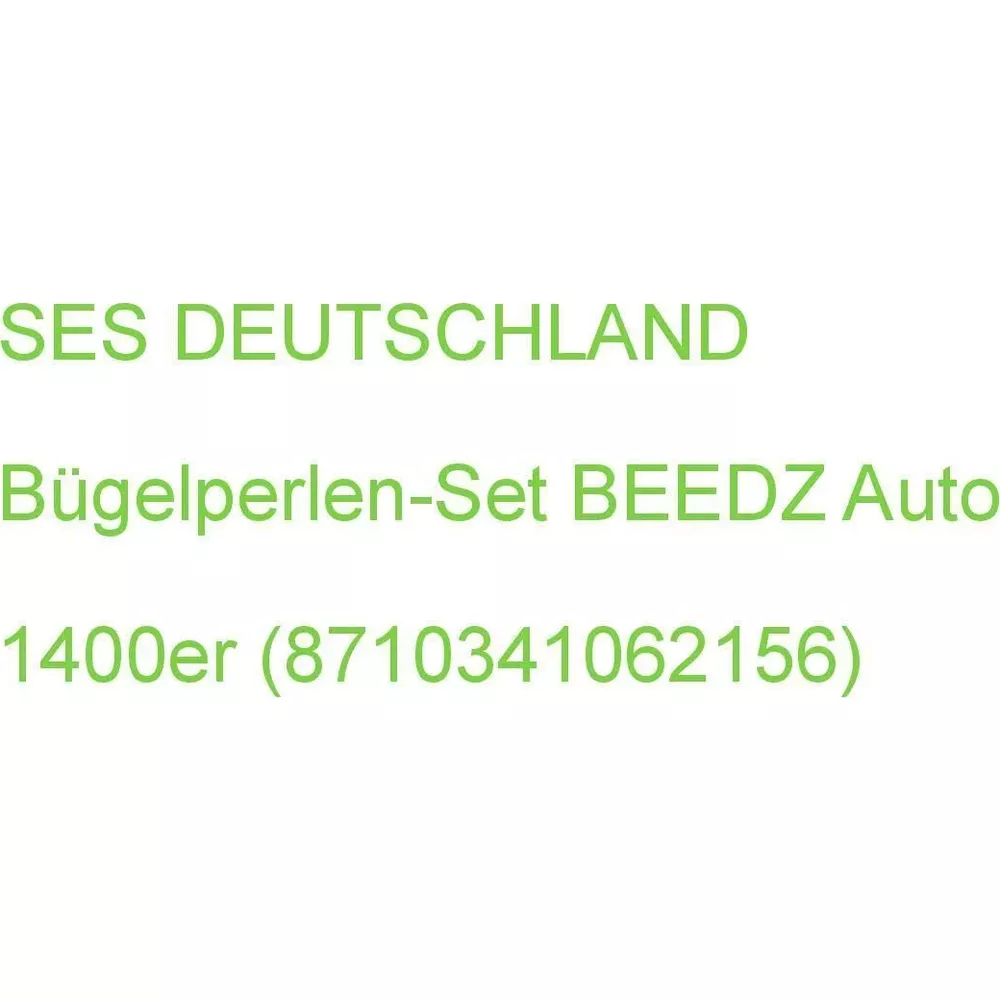 SES Deutschland Bügelperlen-Set BEEDZ Auto 1400er