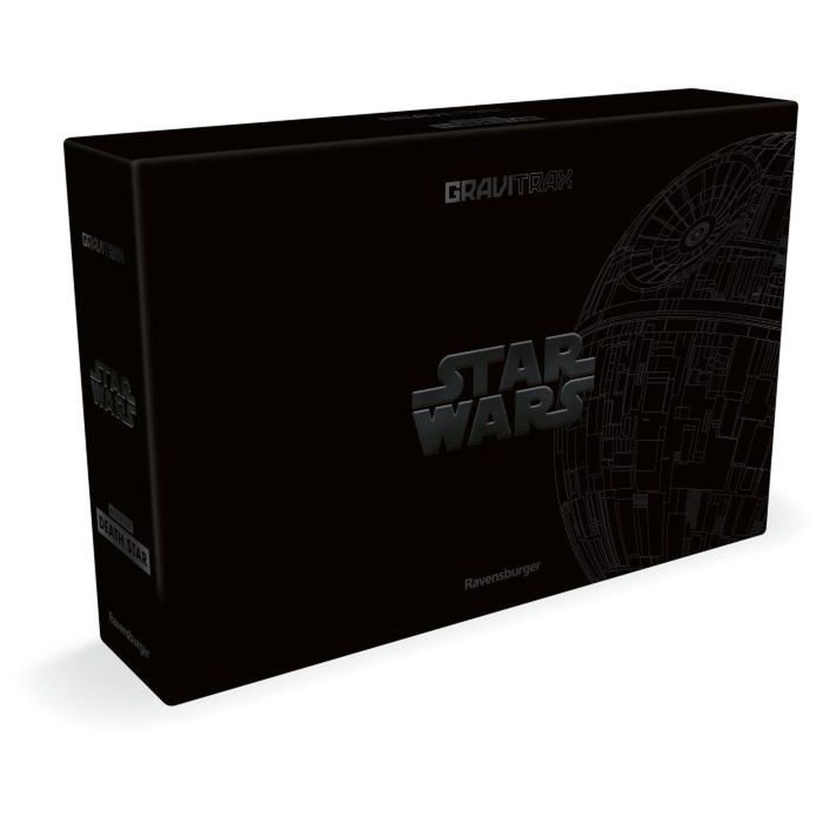 Scatola nera Gravitrax Star Wars Morte Nera con logo e grafica della Morte Nera.