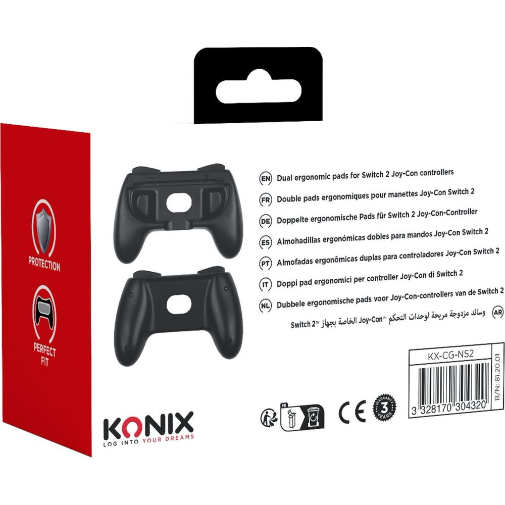 Pad ergonomici per controller Joy-Con Switch, con protezione e vestibilità perfetta.