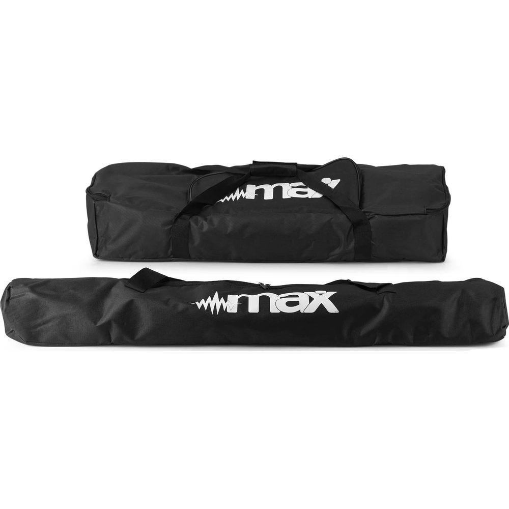 Dos bolsas de transporte negras con 