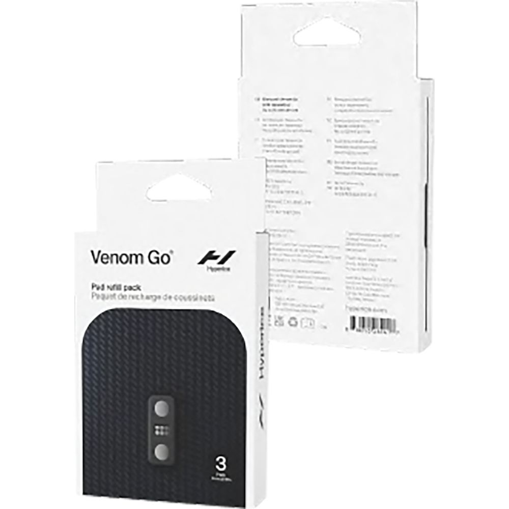 Verpackung für Venom Go Pad Nachfüllpackung mit 3 Pads.