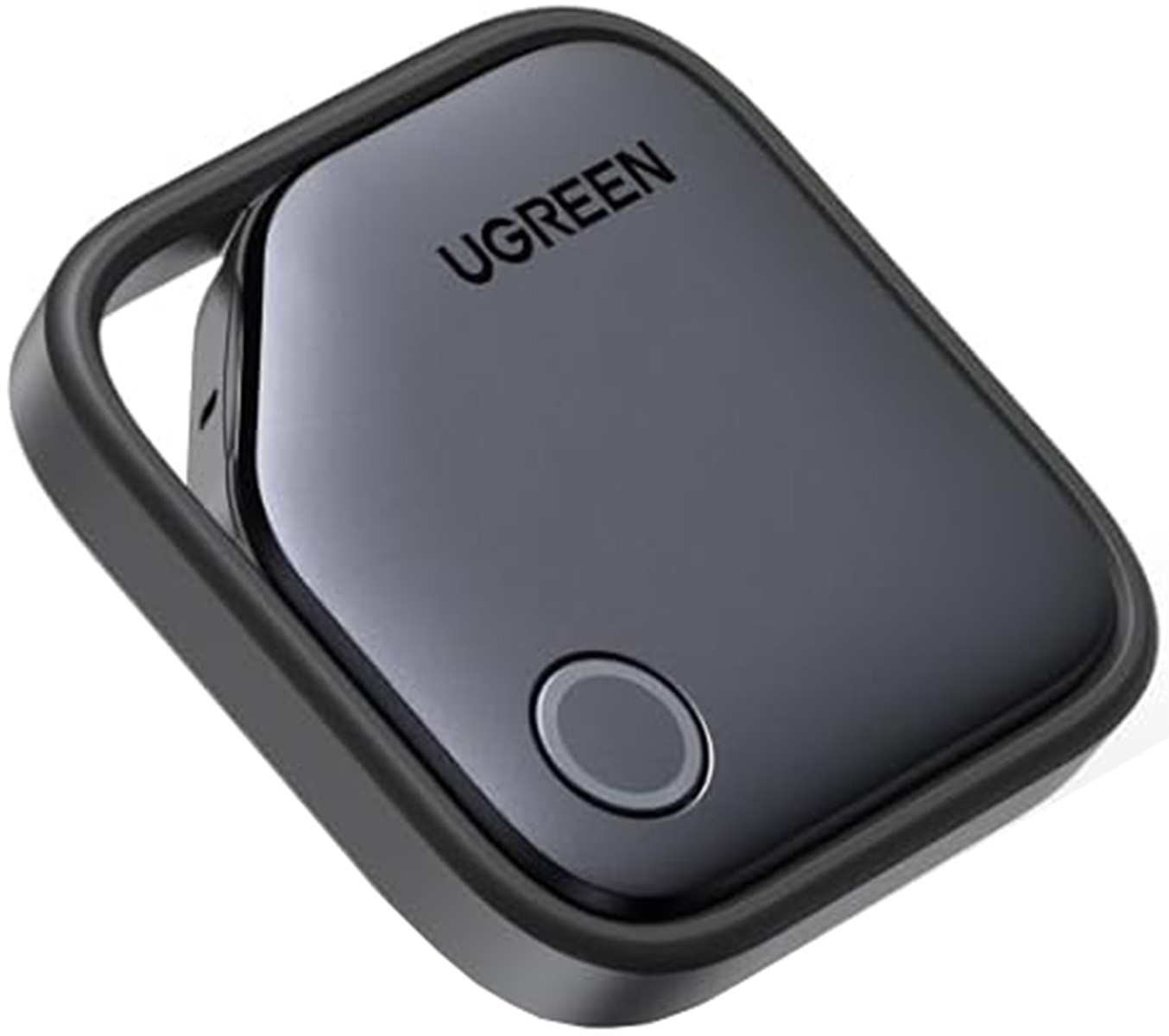 Ciemny lokalizator UGREEN z okrągłym przyciskiem i uchwytem.
