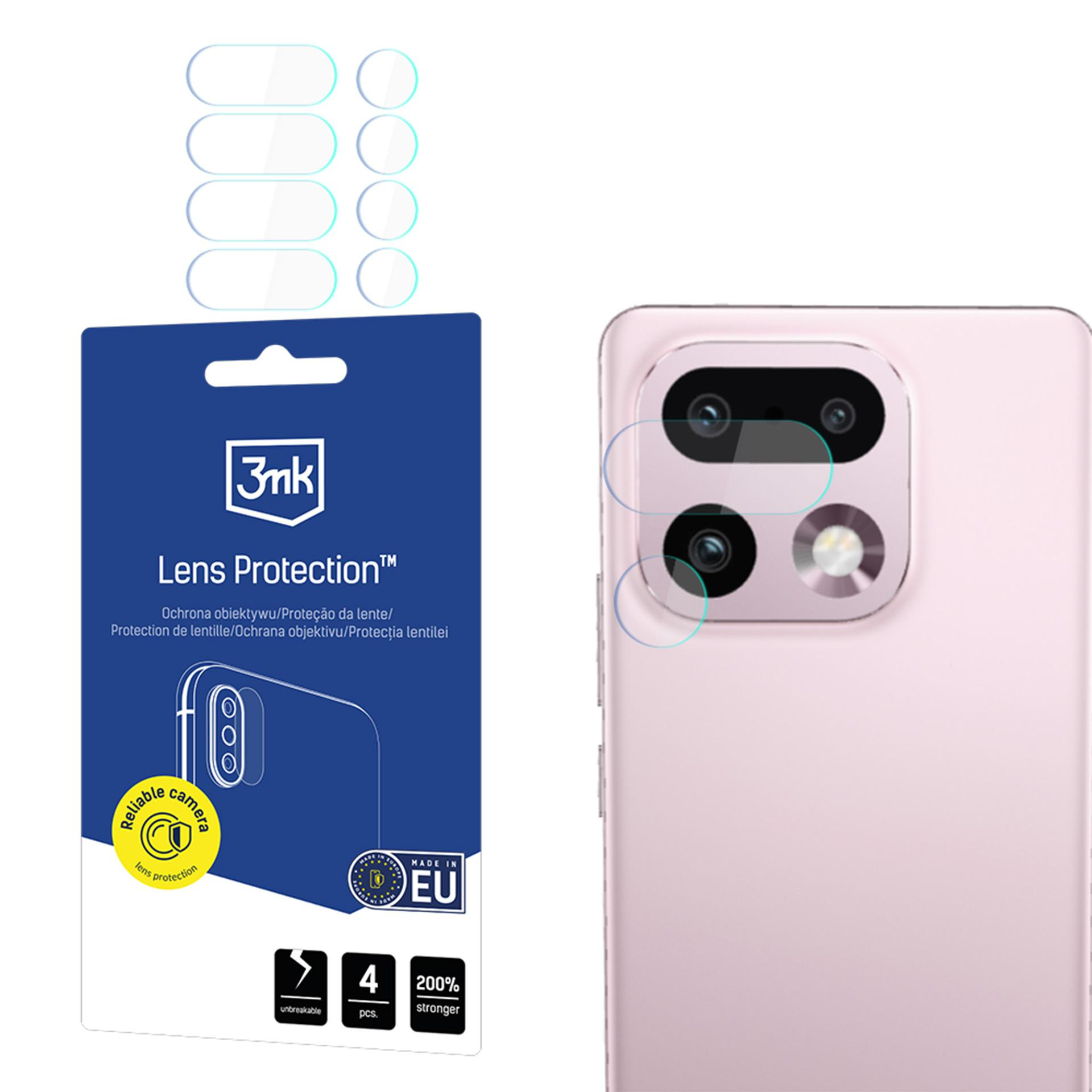 Confezione con protezioni per obiettivo per un telefono multi-camera.