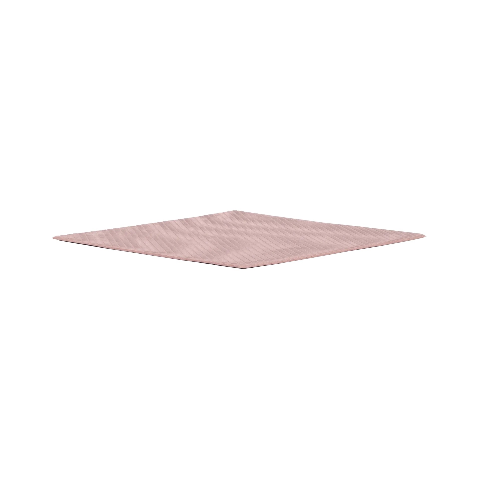 Baklava desenli pembe kare mat.