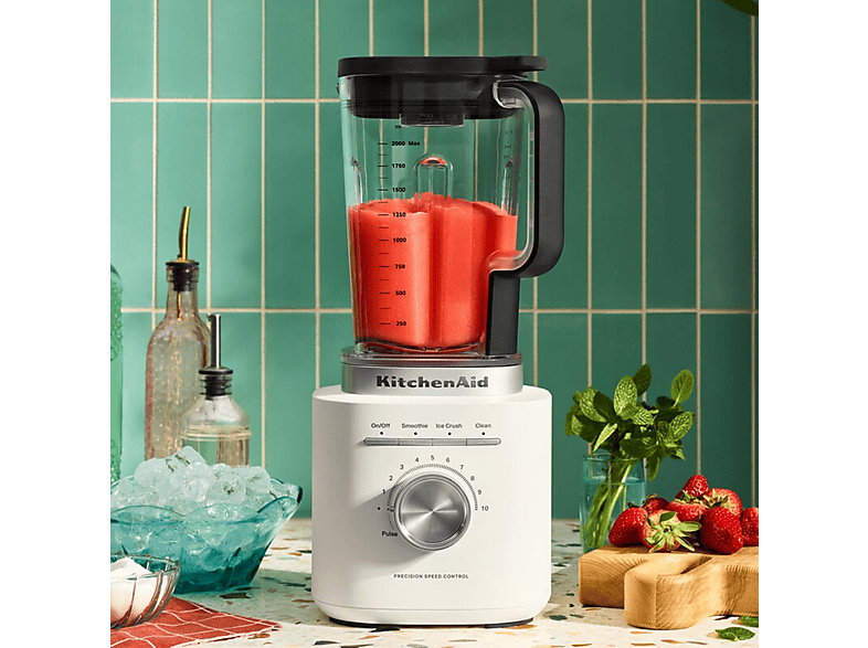 KITCHENAID Pure Power 1200 W Smoothie Blender Porcelain White