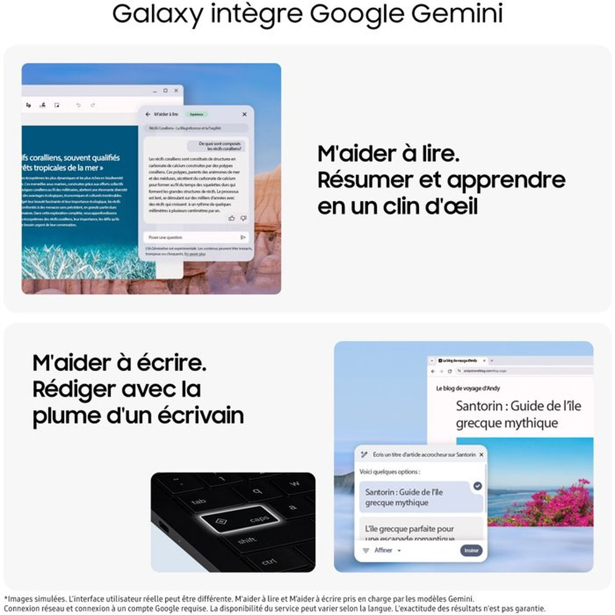 Galaxy integriert Google Gemini: Hilfe zum Lesen, Zusammenfassen und Schreiben.