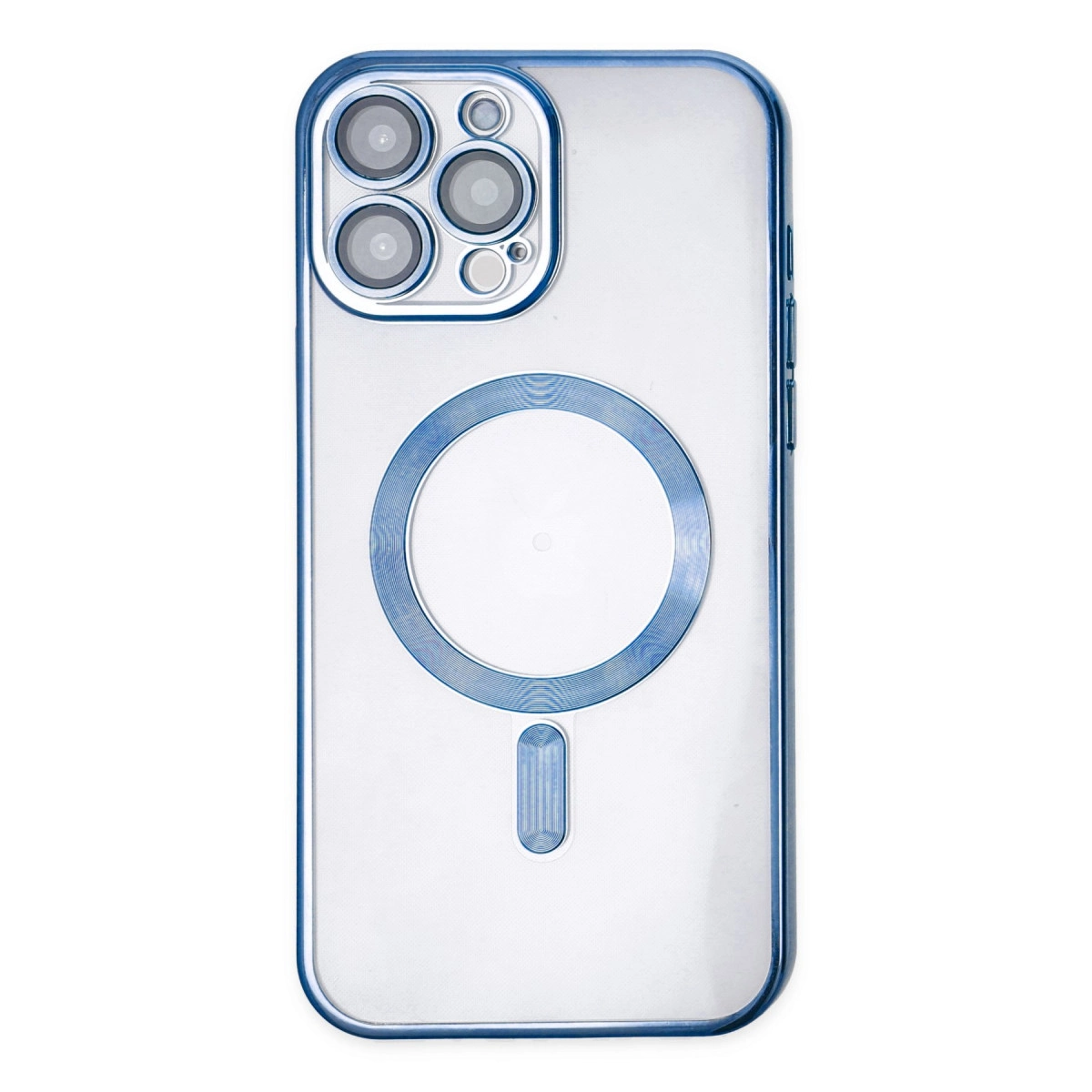 NEWFACE iPhone 14 Pro Uyumlu Kross Magneticsafe Kapak Telefon Kılıfı Sierra Blue