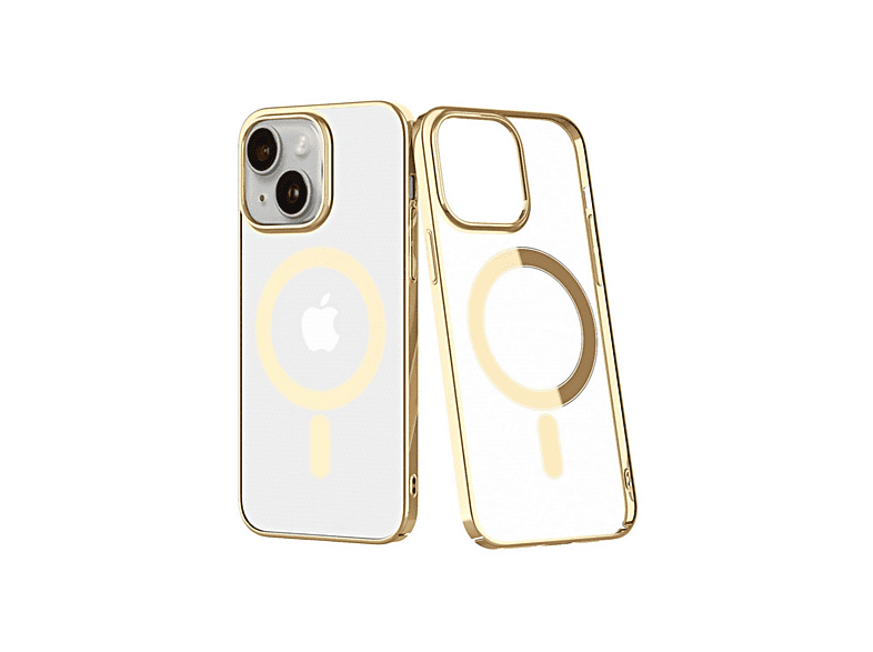 NEWFACE iPhone 14 Plus Uyumlu Element Magneticsafe Sert Kapak Telefon Kılıfı Altın