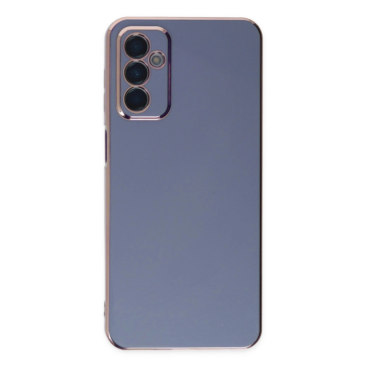 NEWFACE Samsung Galaxy M23 Uyumlu Volet Silikon Telefon Kılıfı Mavi